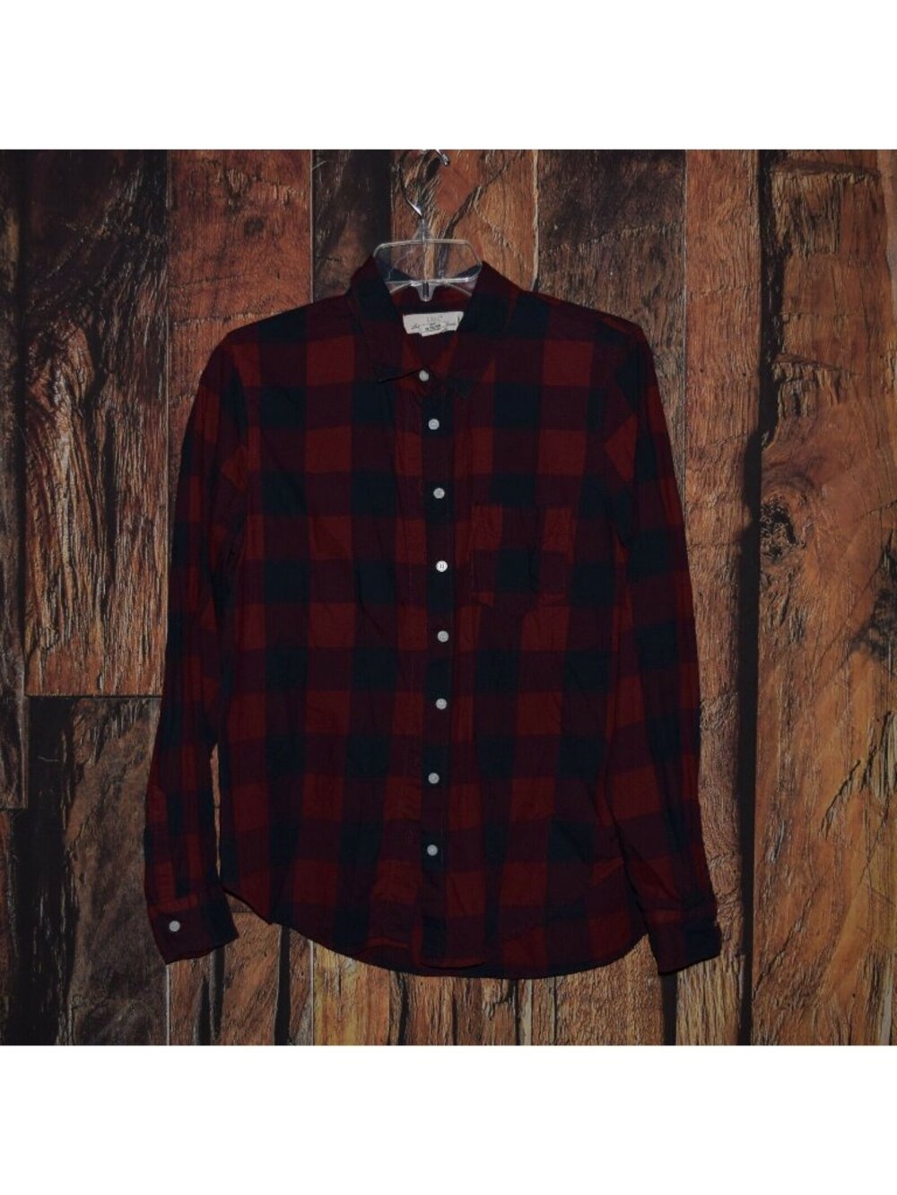 L.O.G.G. Women's Sz 8 Button Front Shirt